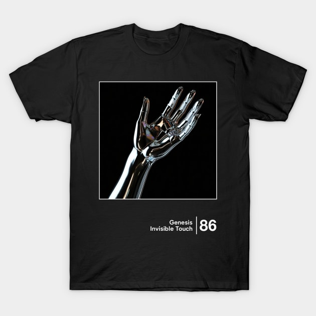 Invisible Touch - Minimalist Graphic Design Artwork T-Shirt by saudade